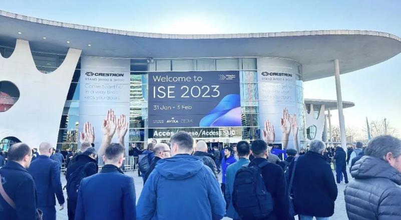 西班牙ISE 2023展会——开元游戏专业显示技术开放风采